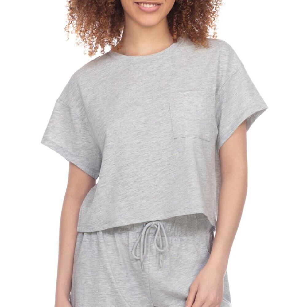 Honeydew Intimates Off The Grid Pocket T Shirt Gray Size XL NWOT